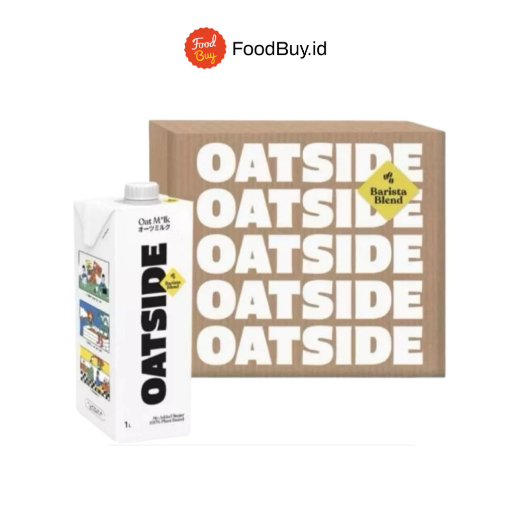 

New Paket 1 Dus - Oatside Barista Oat Milk 1 LiterPremium