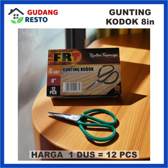 

Gunting Kain Serbaguna 8" Inch Sangat Tajam Kodok Multifungsi 8 Inch Seng Kertas Kulit Stainless