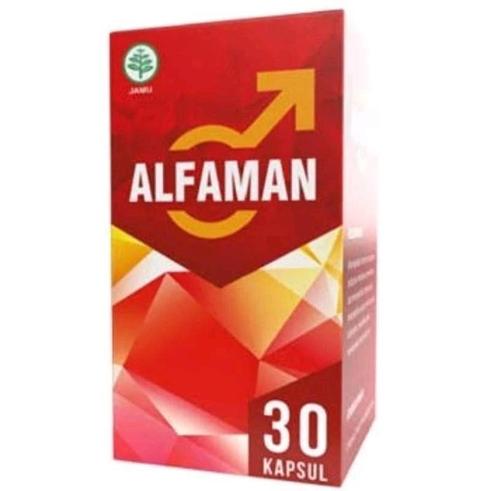 ALFAMAN ASLI ORIGINAL SUPLEMEN HERBAL MULTIVITAMIN - aman tanpa efek samping BPOM - Default