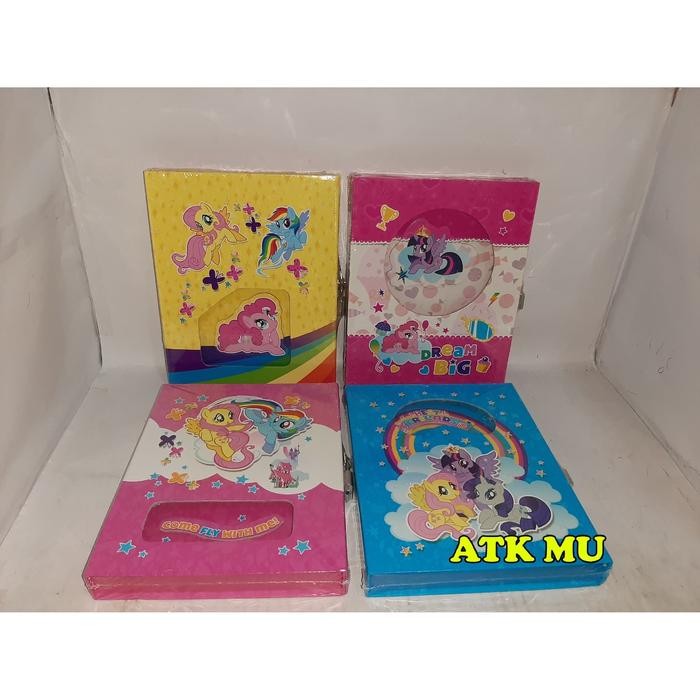

READY Buku Diary Hard Cover Box Kiky A5 / Diary Gembok Little Pony 62155580 SIAP KIRIM