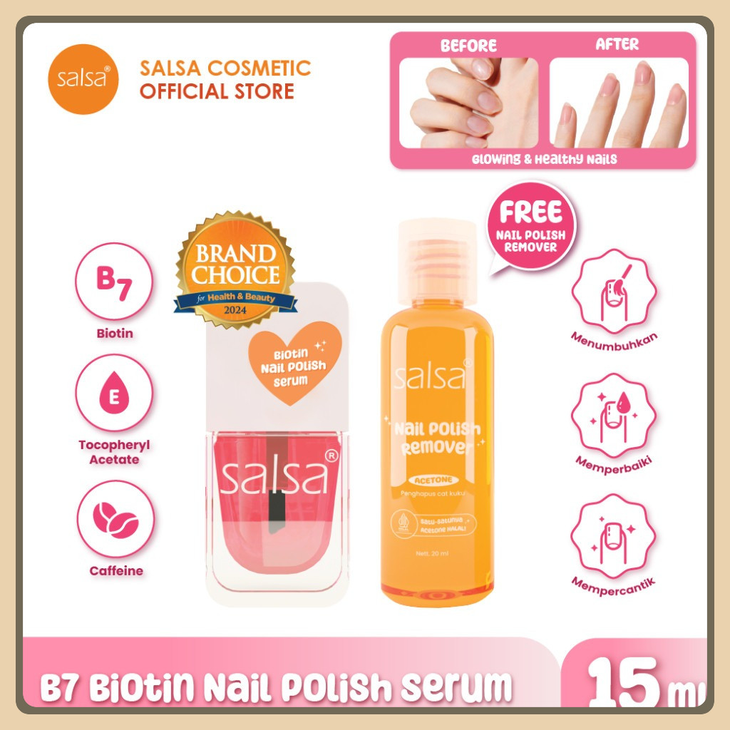 SALSA B7 Biotin Nail Polish Serum - Serum Vitamin Kuku