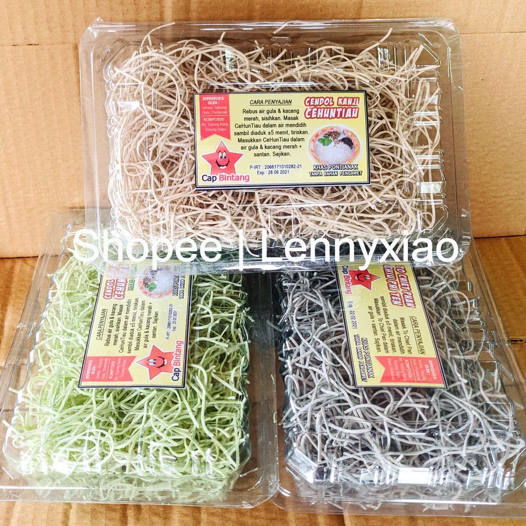 

Ce Hun Tiaw Ce Hun Tiau CeHunTiau Cehuntiaw Cendol Kanji khas Pontianak Cap Bintang