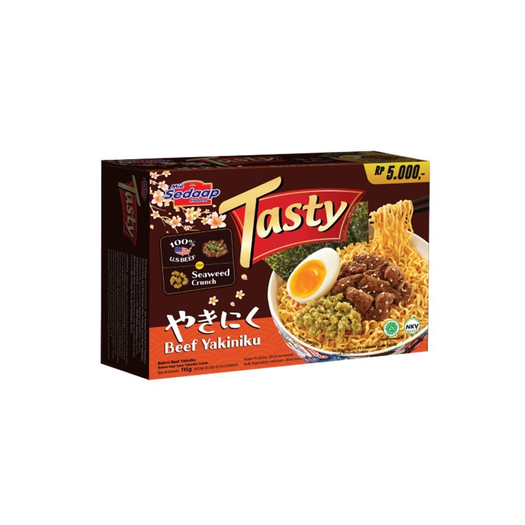 

Unicorn - Sedaap Tasty Mie Instan Beef Yakiniku 115 gr