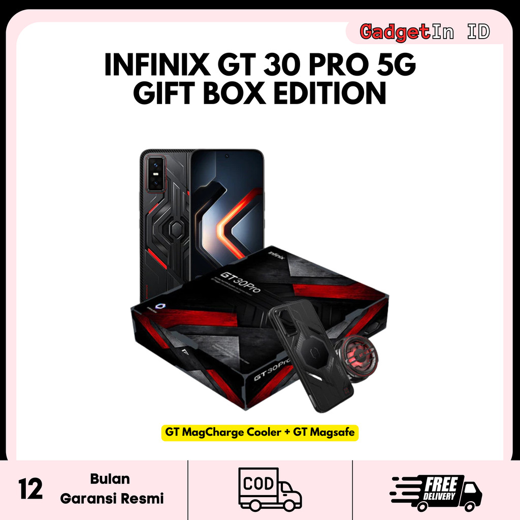 INFINIX GT 30 PRO 5G 8GB/256GB DARK FLARE GIFT BOX EDITION