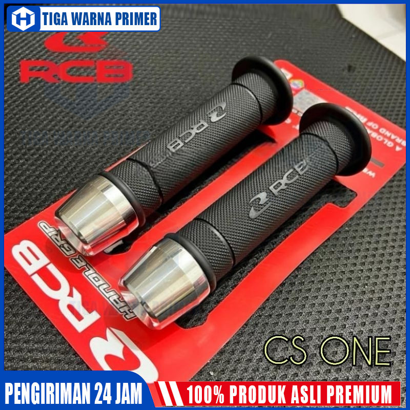 RCB HandGrip Sarung Gas RCB Racing Boy Original + JalU Stang Chrome Model PCX Universal Motor HandGr