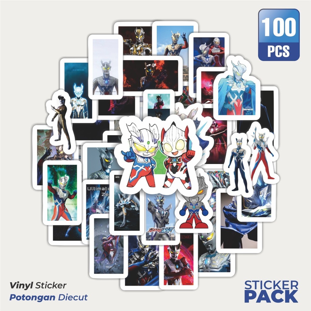 

Stiker Vinyl Stiker Ultraman Zero Waterproof Aesthetic- Untuk Laptop, Motor, dan Helm - Paper Stationery Pack