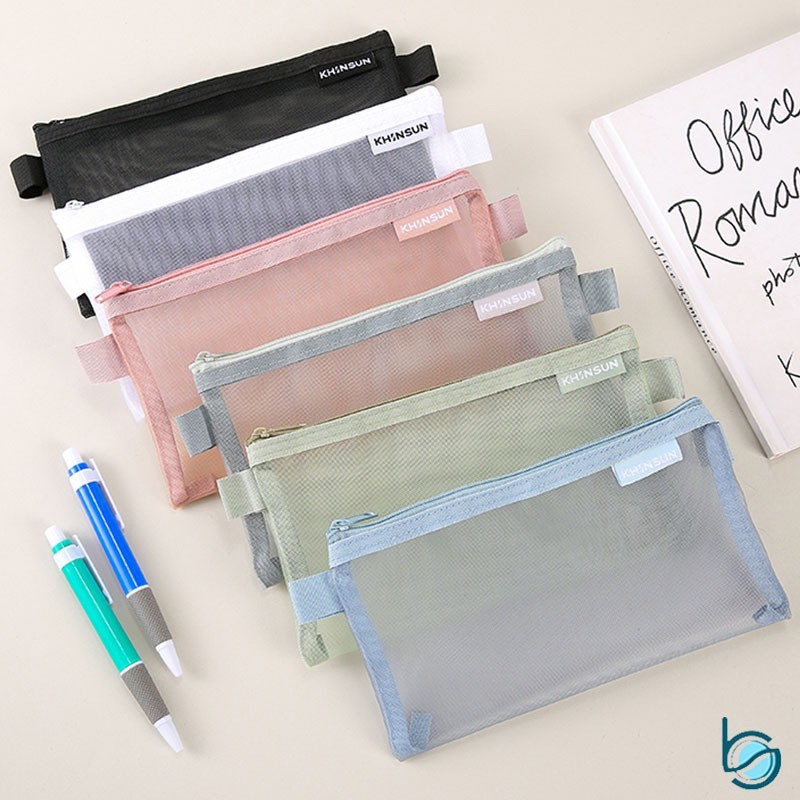 

Tas Pensil Bersih Transparan Sederhana/Tas Penyimpanan Alat Tulis/Tas Pensil Portabel Berkapasitas Besar/Tas Kosmetik - Best Stationary