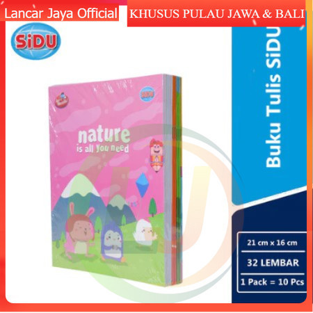 

[ATK] BUKU TULIS SIDU 32 LBR 1 PACK 10 PCS | BUKU TULIS 32LEMBAR | BUKU SIDU 32 LEMBAR