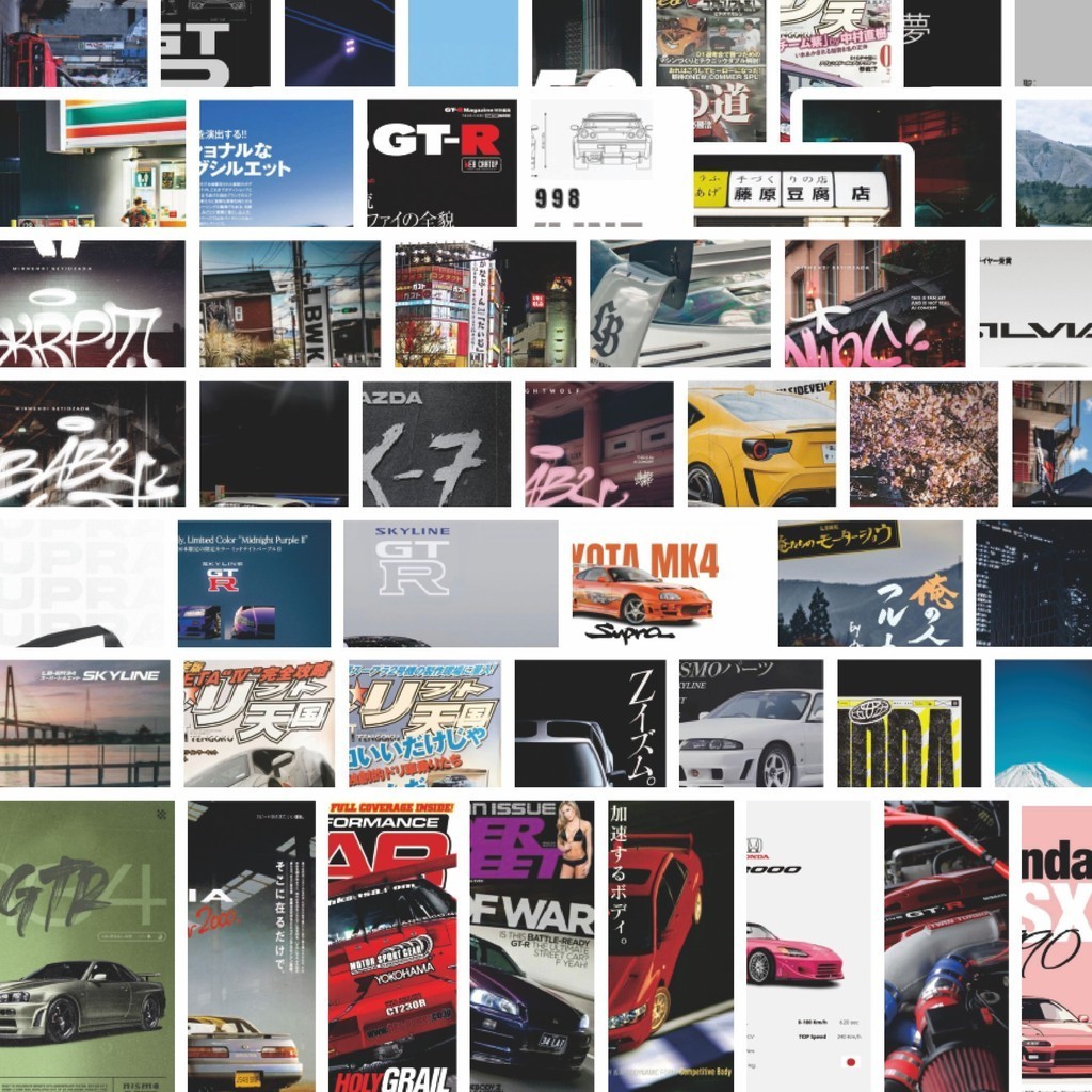 

Stiker Cutting Pack Stiker Poster Mobil Isi 100Pcs Series Aesthetic Lucu Keren Untuk Koper Bahan Vynil