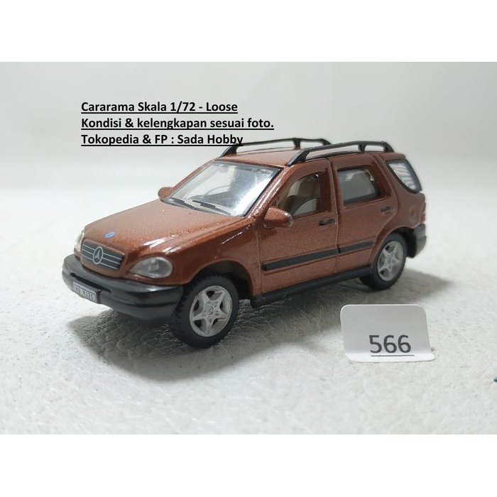 IP3... Miniatur Cararama 1/72 Mercedes Benz M Class Bronze 2ND