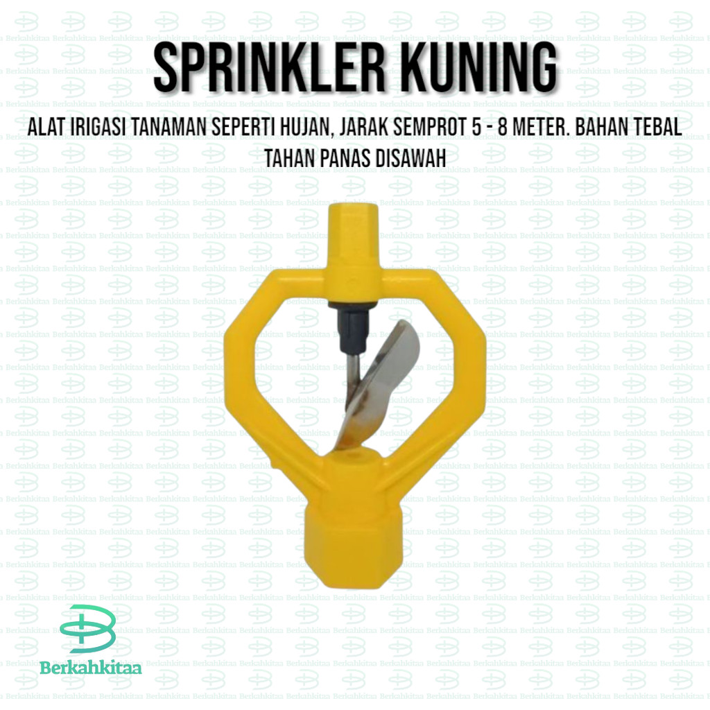 Sprinkler air kuning // berkahkitaa