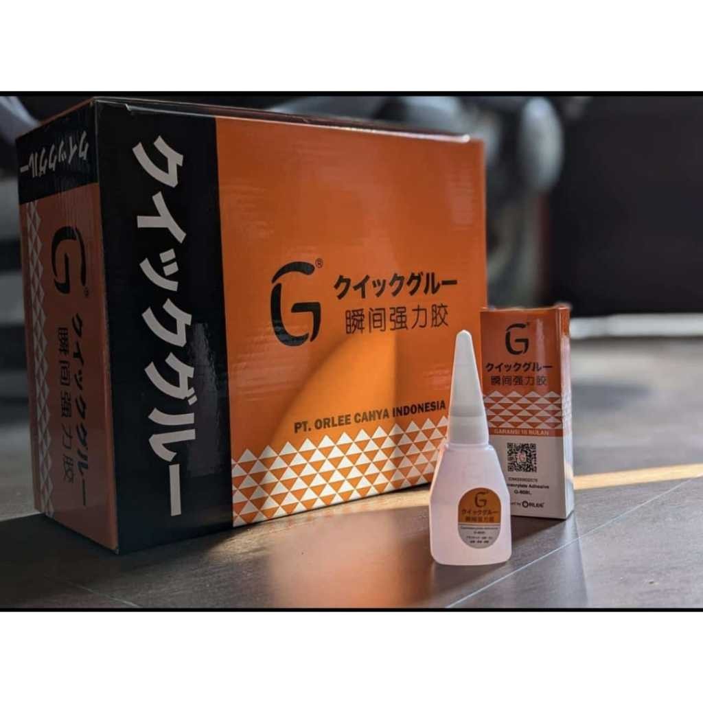 

1 Kotak 50pcs LEM G LEM KOREA ORLEE 808 LEM CAIR LEM SETAN LEM POWER BARCODE ORIGINAL ORLE QUICK DRY