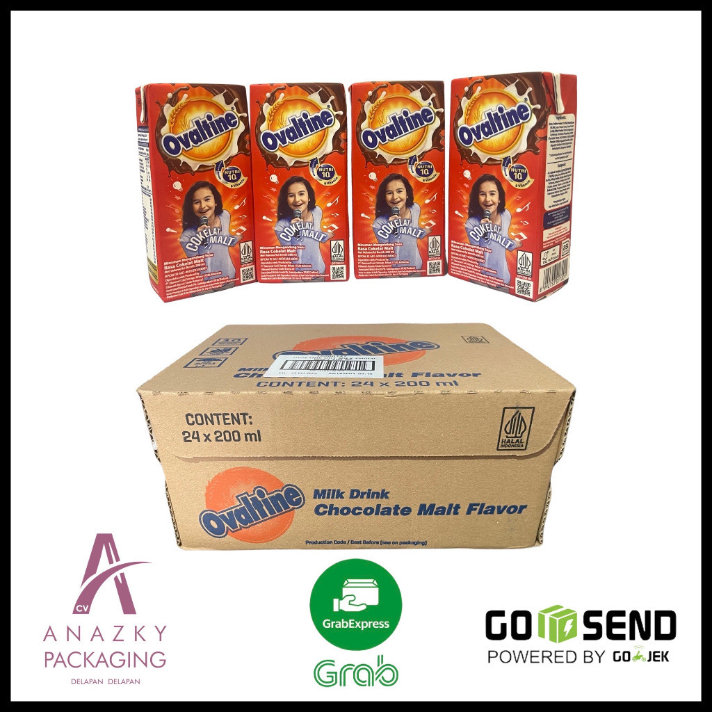 

New OVALTINE Susu UHT Rasa Chocomalt 200ml (1 Karton ISI 24 PCS)Premium