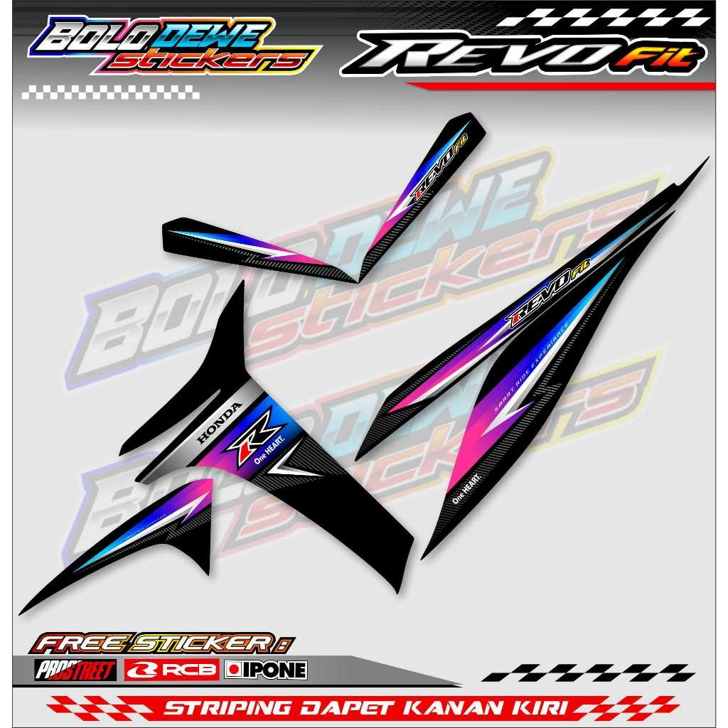 Striping Sticker Variasi Honda Revo Fit - R Strip / Sticker List Variasi Motor Honda Revo Fit