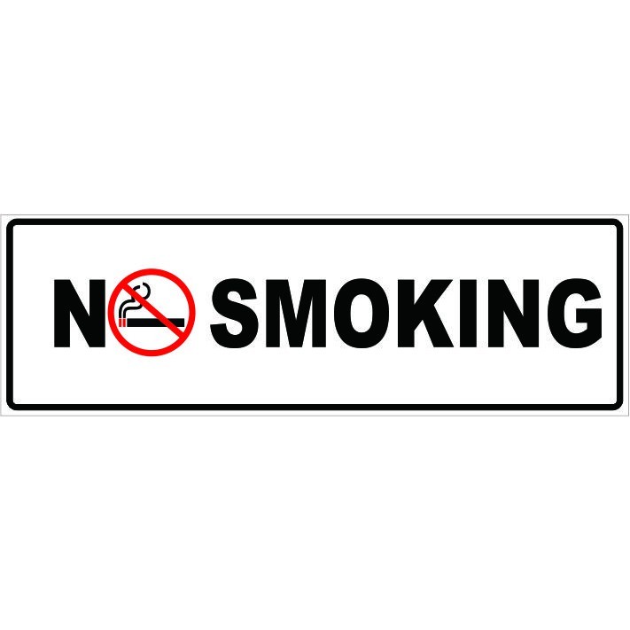 

stiker no smoking