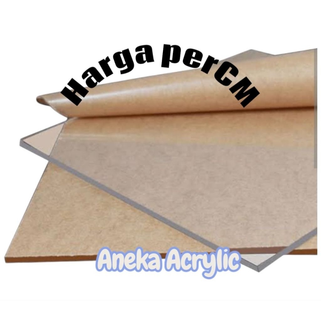 

Acrylic Lembaran Bening 2MM dan 3MM Ukuran Custom Bukan Satuan