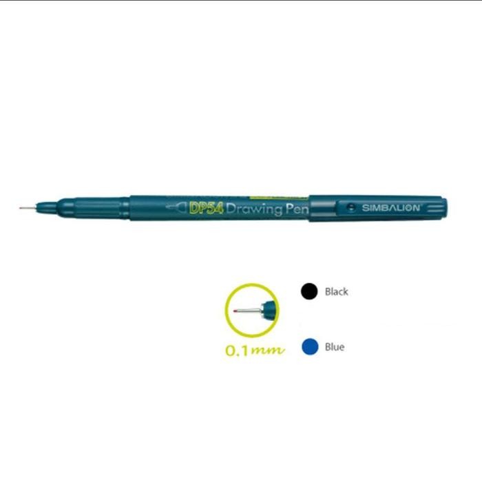 

Simbalion Drawing Pen 0.1 mm pena kaligrafi - Biru