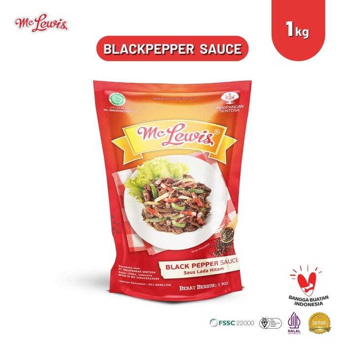 

Bumbu Masak ~qrue_mart> NEW-[Terlaris] Mc Lewis Blackpepper Sauce - 1Kg