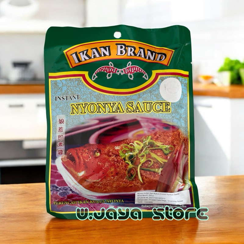 

IKAN BRAND Instan Nyonya Sauce / Ikan Kukus Nyonya 200g
