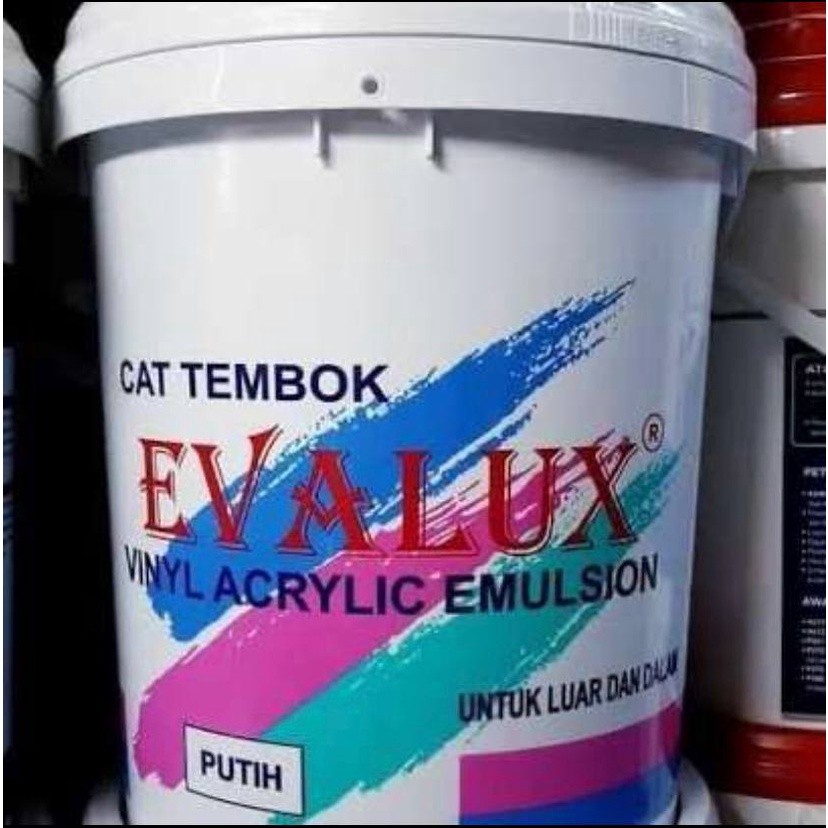 CAT TEMBOK EVALUX 25KG 25 KG PUTIH BARANG BARU MURAH CAT AIR DINDING