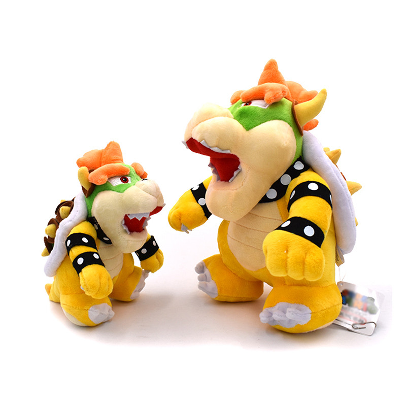 super Mario Bros Plush Toys Wonder Bowser Jr Meowser Lemmy Iggy Bowser Anime Stuffed Cartoon Pelue D