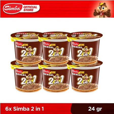 

SIMBA Sereal 2in1 Choco Chip Cup 22 gr x 10 Cup
