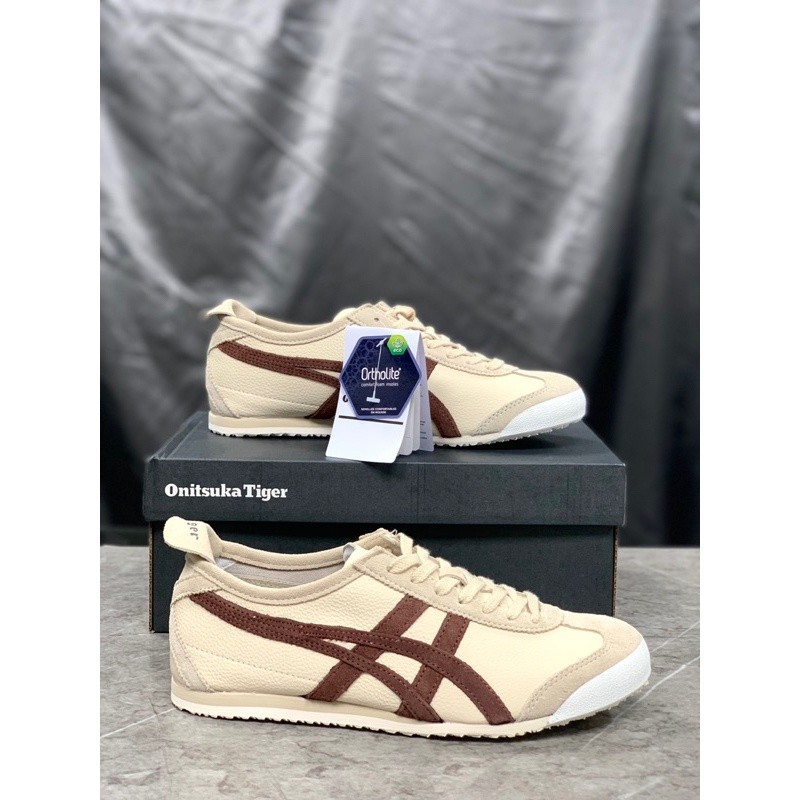 Sepatu Onitsuka Mexico 66 Cream Maroon