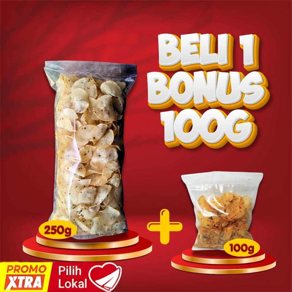 

Keripik Singkong Ketumbar 250g | Snack Camilan Keripik