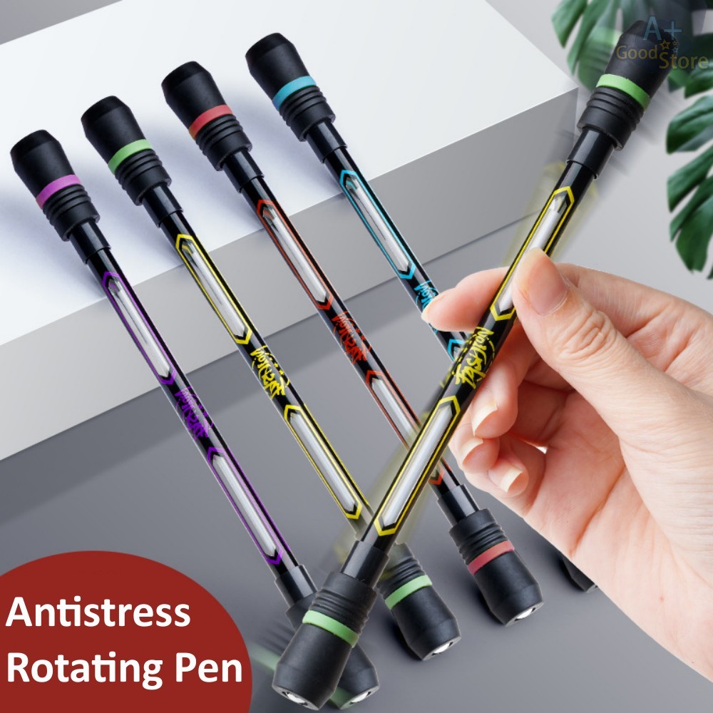 

Funny Spinning Pen Adults Antistress Rotating Pen Toys Students Children Spinning Game Hand Spinner Pen Stress Reliever Gifts