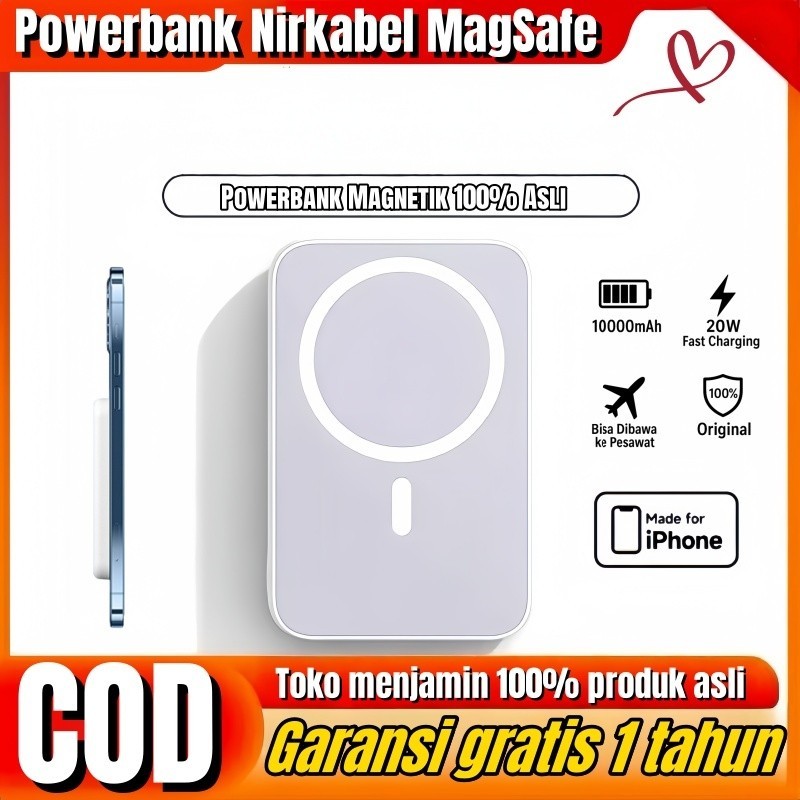 Powerbank IPHON/MagSafe Battery Pack Power Bank/Mini Powerbank Charger IOS & Android Magsafe Battery
