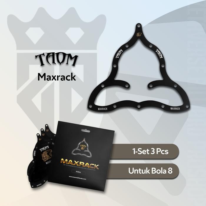 Taom Maxrack Magic Rack Billiard Profesional  Finland - Penyusun Bola Billiard Aksesoris - Satuan 8 