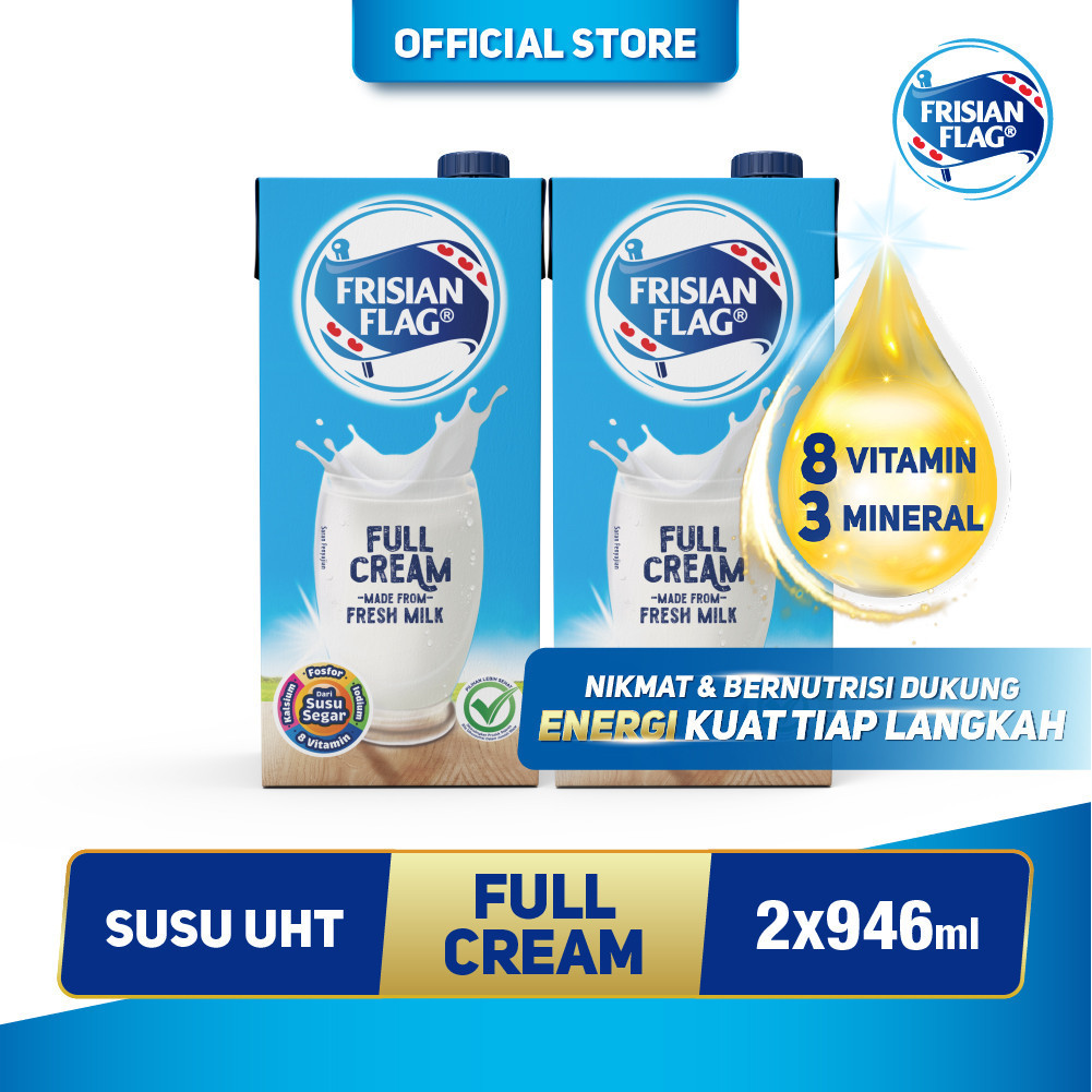 

Frisian Flag Family UHT Full Cream 946 ml x 2 pcs