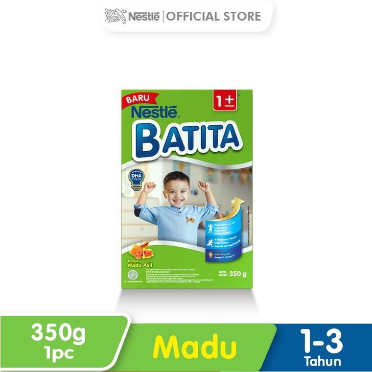 Nestlé BATITA 1+ Rasa Madu 1-3 tahun 350 gr