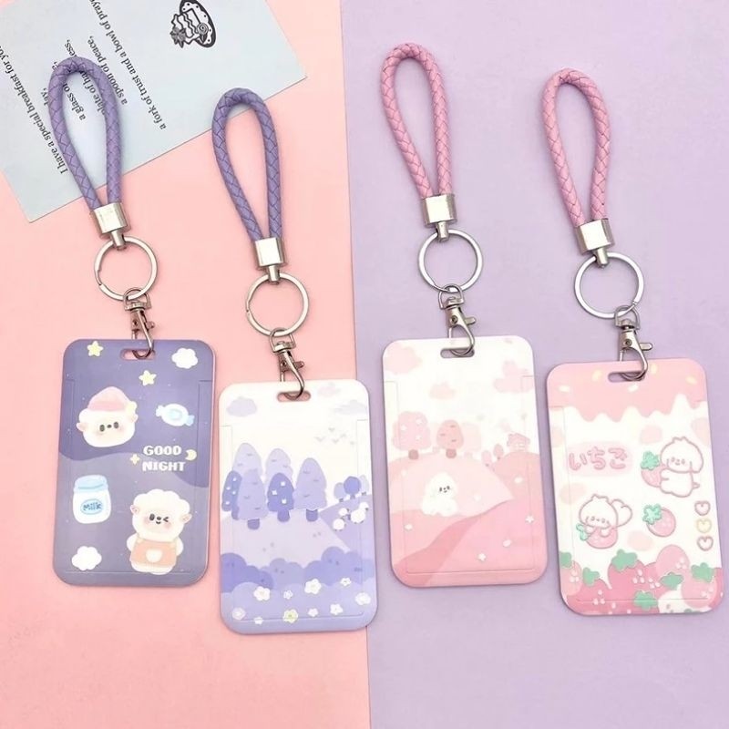 

Card Holder PC Gantung KPop Cahol Lucu Aesthetic Gantungan ID Tempat Kartu Photocard