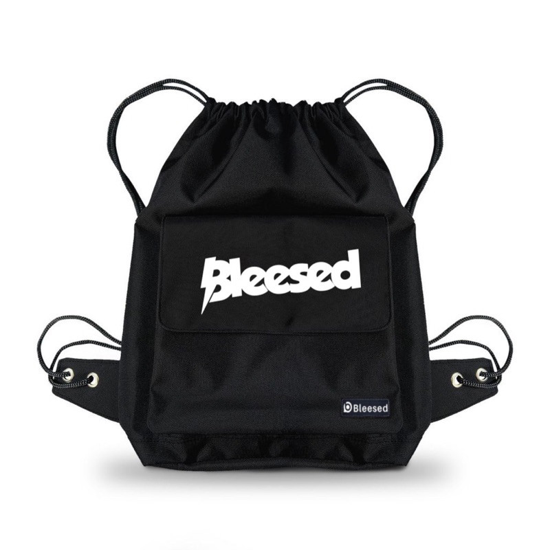 Bleesed x Tas Serut Original BLEESED Hitam Pria WanitaCO