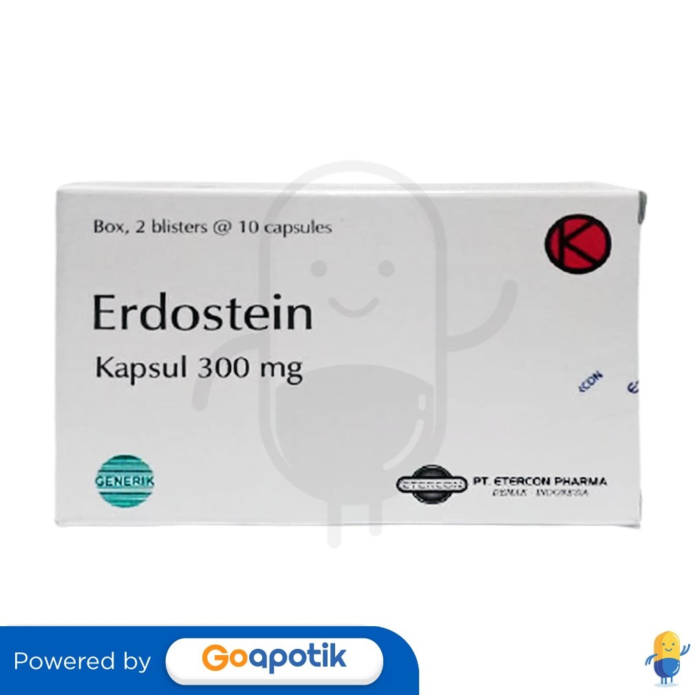 Erdosteine Etercon 300 Mg Box 20 Kapsul