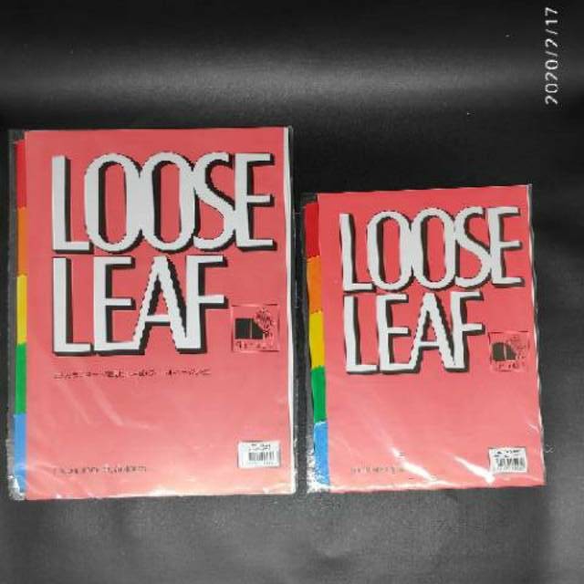 

Joy art divider loose leaf B5/ A5 5 color