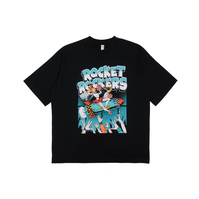 （TOP) GVFI X Rocket Rockers Cheerleader Black - XXXL