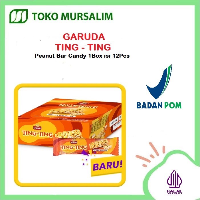 

Ting-Ting Garuda Peanut Bar Candy 12*16gr