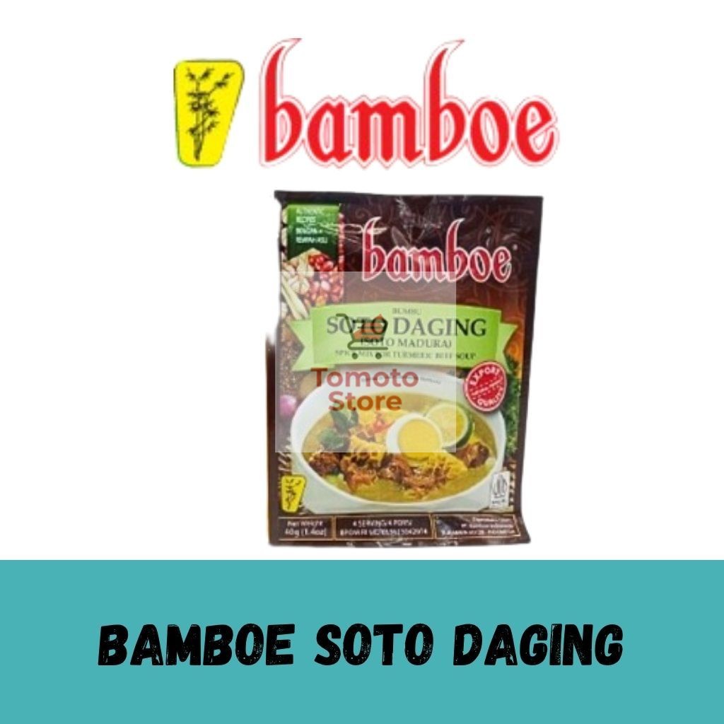 

✨ TOMOTOSTORE ✨ BAMBOE Bumbu Soto Daging Madura