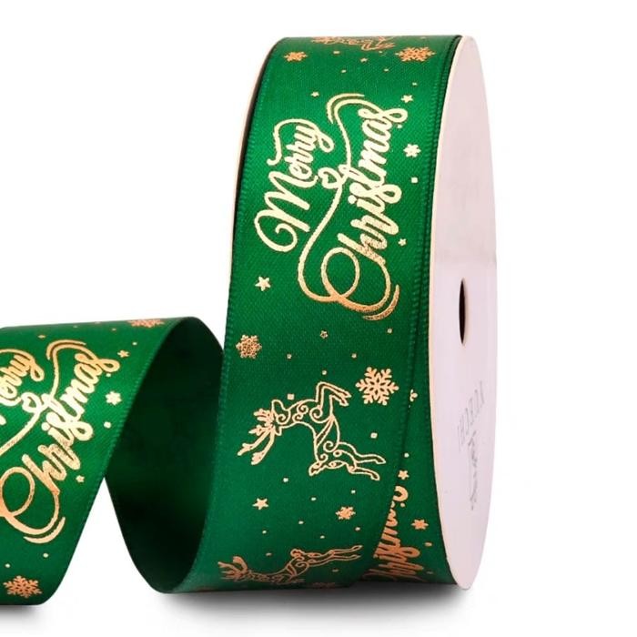 

Premium pita kado natal 2,5cm ribbon christmas pita merry christmas - Motif A