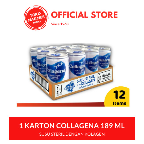 

1 KARTON COLLAGENA SUSU STERIL DENGAN KOLAGEN ISI 12 PCS 189 ML