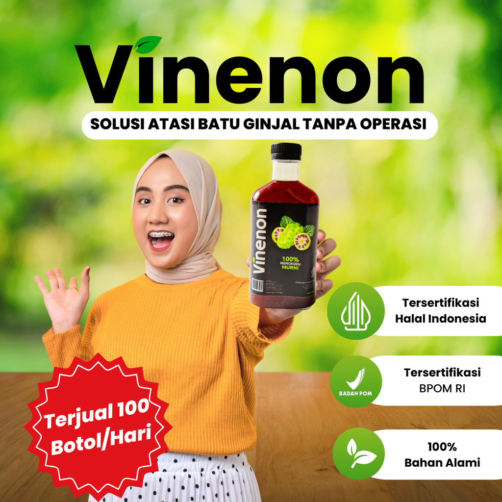 

Vinenon Cuka Mengkudu Hancurkan Batu Ginjal Secara Alami