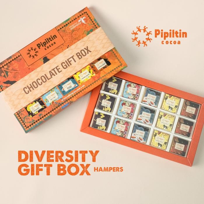 

Chocolate Gift Box Diversity 15 x 5gr - Chocolate Gift Box - Diversity