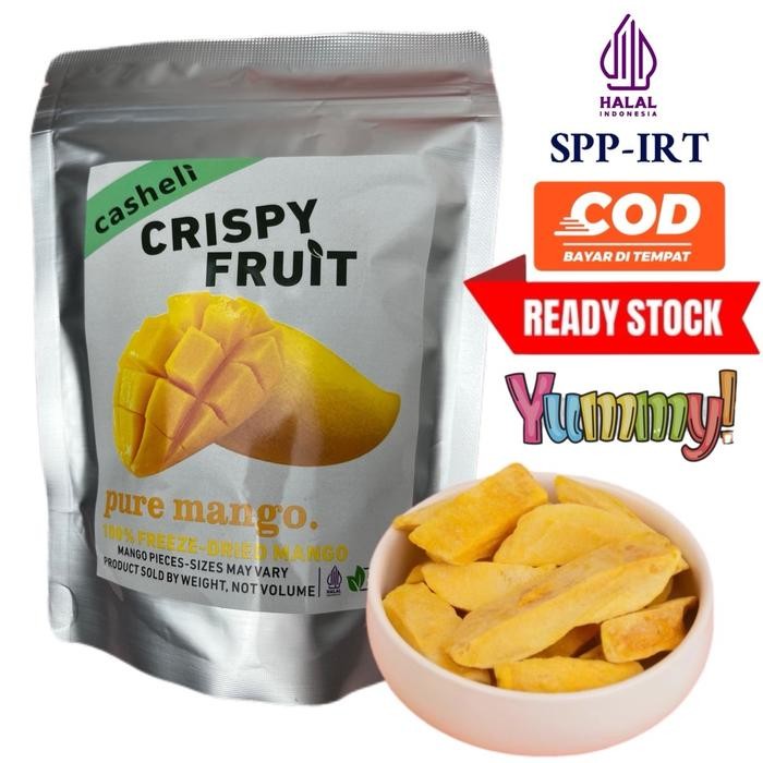 

SALE casheli Mango Crispy Freeze-Dried Mango Camilan Snack Food Mangga Crispy Kering Manis snacks jajan viral Cemilan Keripik - 30gTERLARIS