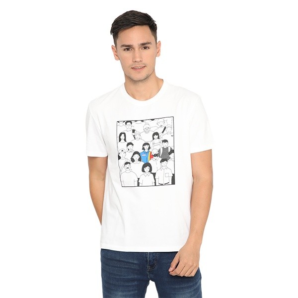 (COD) DAMN I LOVE INDONESIA X INDOMARET UNITY IN DIVERSITY WHITE TEES