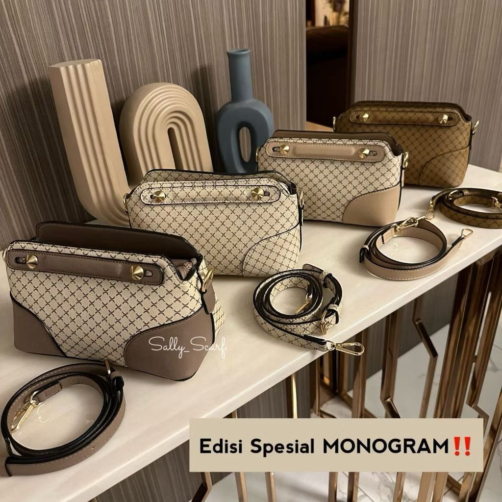 Lowy_Id / Wina Bag SIZE STANDARTas wanita premium, sling bag, tas bahu wanita kulit sintetis