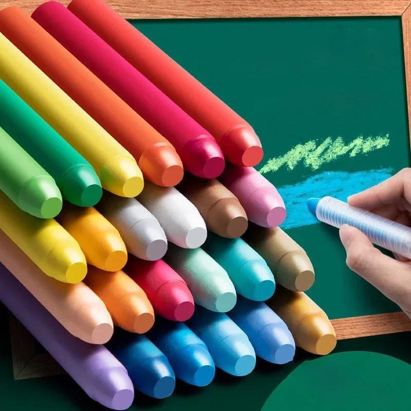 

4/6/12pcs Blackboard Whiteboard Dust Free Chalks DIY Painting Drawing Chalk Pens Kawaii White Pen for School Office Supplies