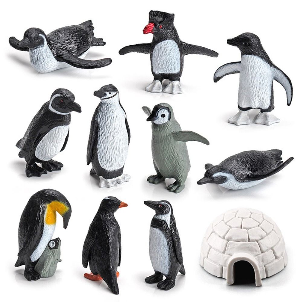 Simulation Penguins Models Miniature Animals Model Penguin Action Figures South Pole PVC Doll South 