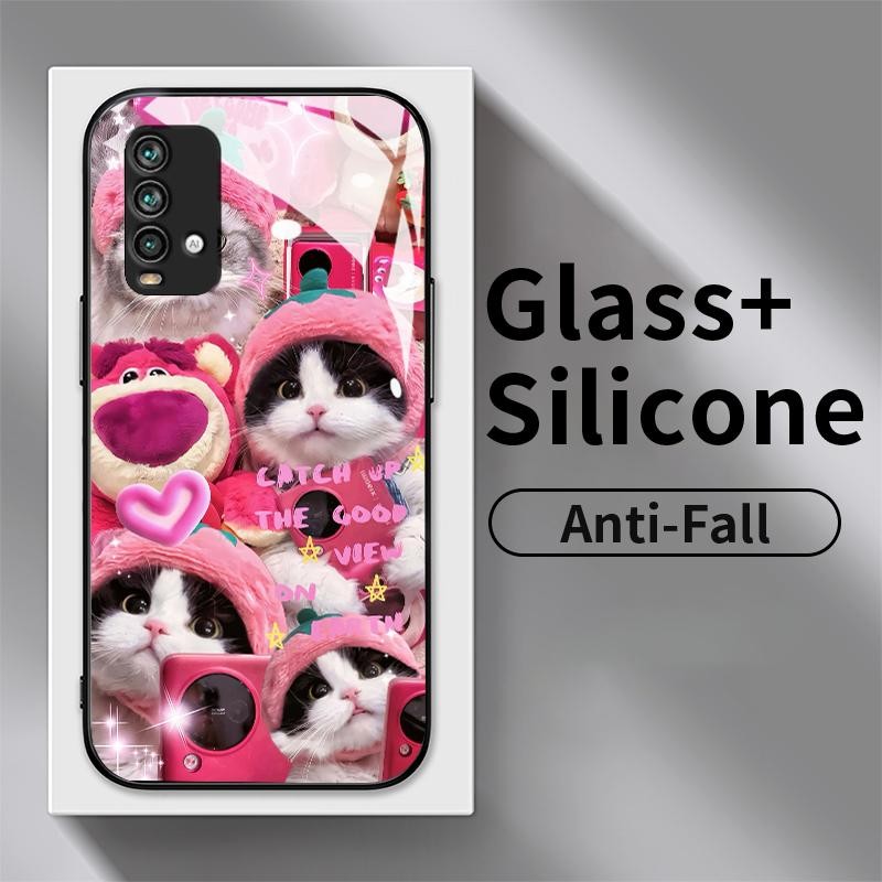Kaca Glass Case For Redmi Note 9 Note 8 Note 4 Note 4X Note 7 Pro Note 7 Note 7S Note 8 2021 Note 8 